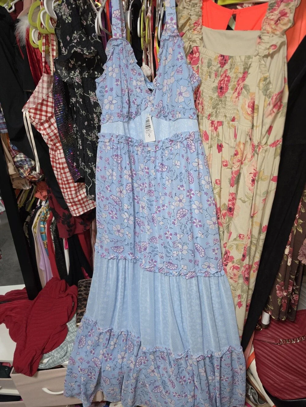NWT TORRID Chiffon V-Neck Maxi Dress 00